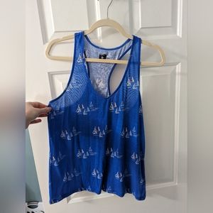 Racer back tank top